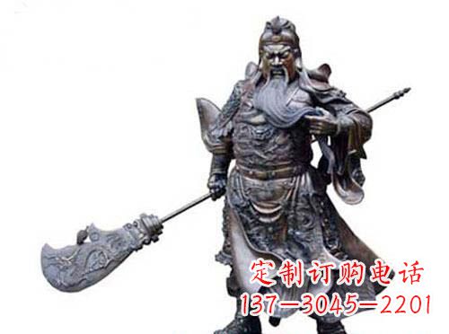 聊城青铜关羽像
