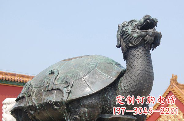 聊城青铜龙龟寺庙神兽铜雕