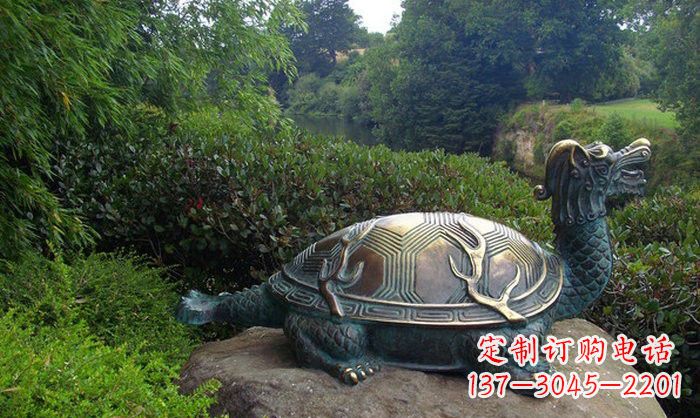 聊城青铜龙龟古代神兽雕塑