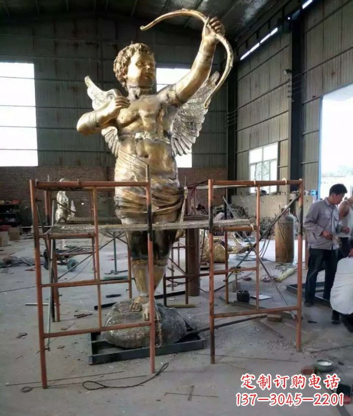 聊城尊贵的丘比特铜雕塑