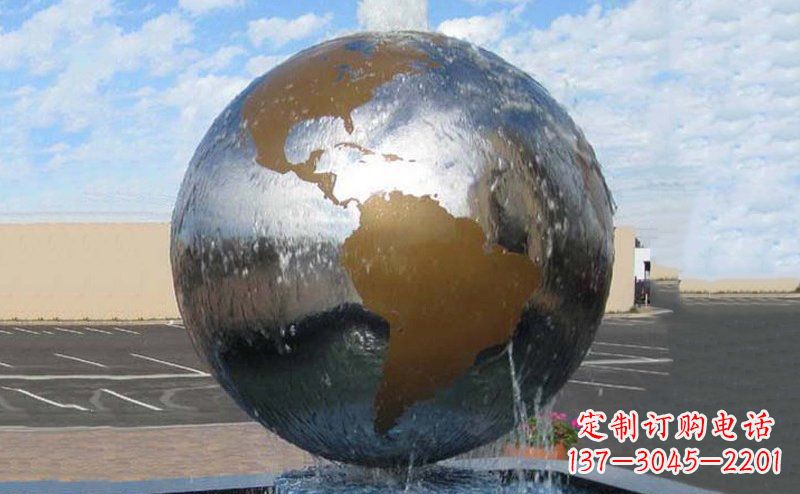 聊城精细不锈钢地球雕塑,让您的家居更有文艺范