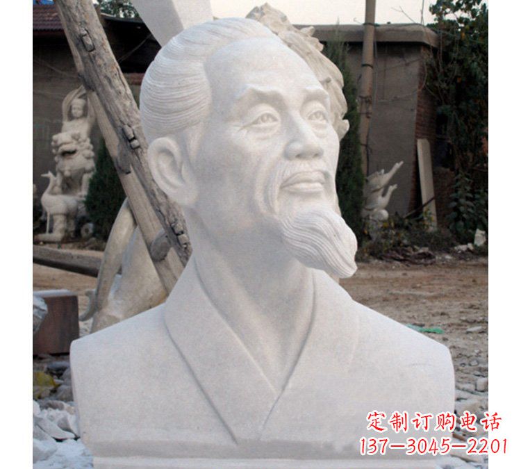 聊城屈原石雕,中国古代领袖的荣耀展现