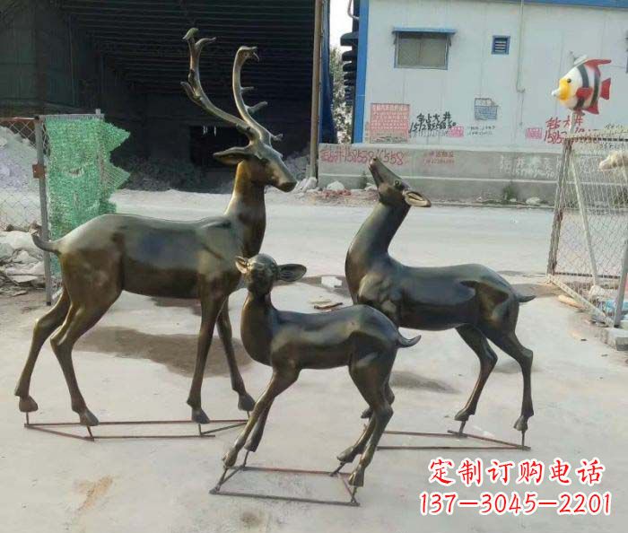 聊城群雄逐鹿,铸就精致鹿雕