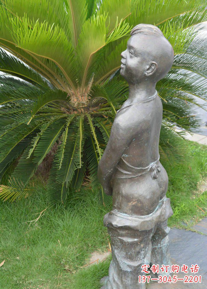 聊城中领雕塑:呈现活力少年心情的雕塑