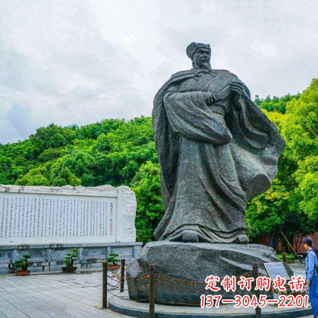 聊城汇聚历史荣光——中领雕塑诸葛亮雕塑
