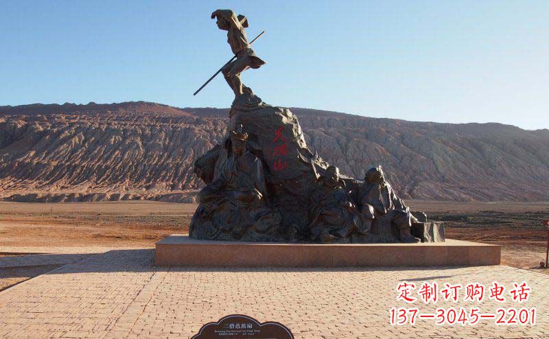 聊城中领雕塑|唐僧铜雕雕塑定制