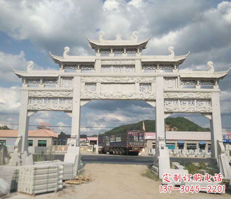 聊城精美大理石牌坊石雕——给您的家园增添优雅气质