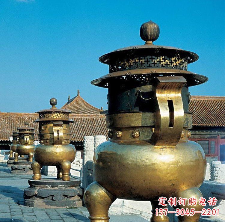 聊城专业的三足香炉雕塑