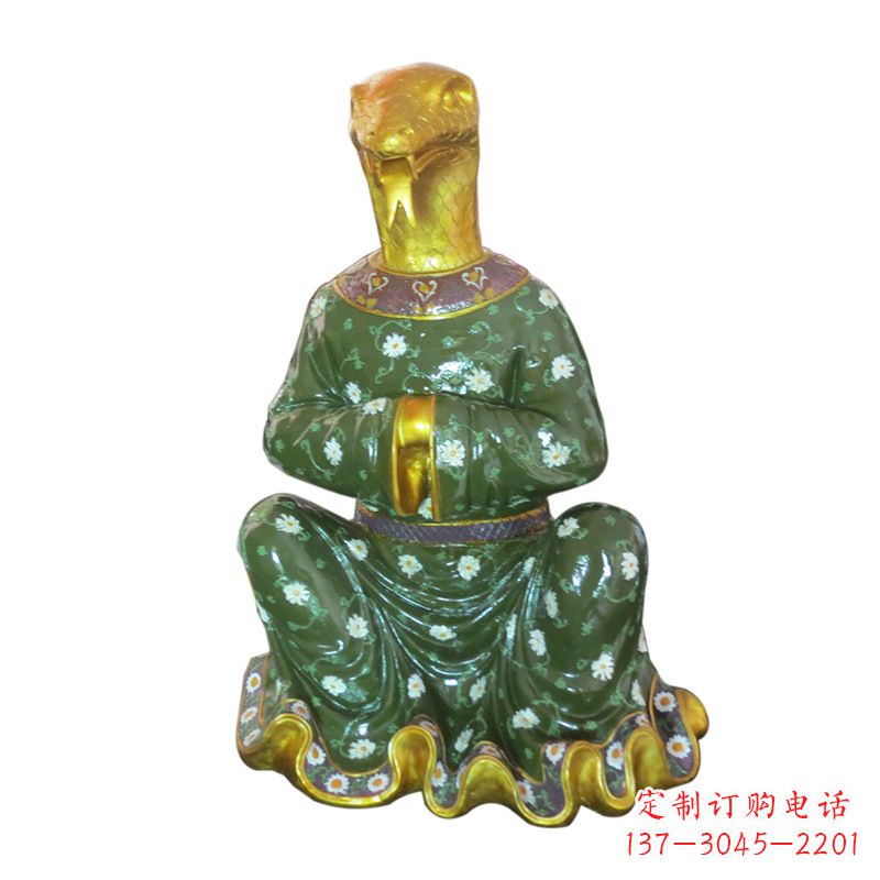 聊城独特的彩绘生肖雕塑