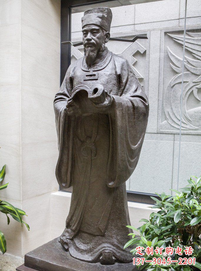 聊城精美沈括古代人物铜雕