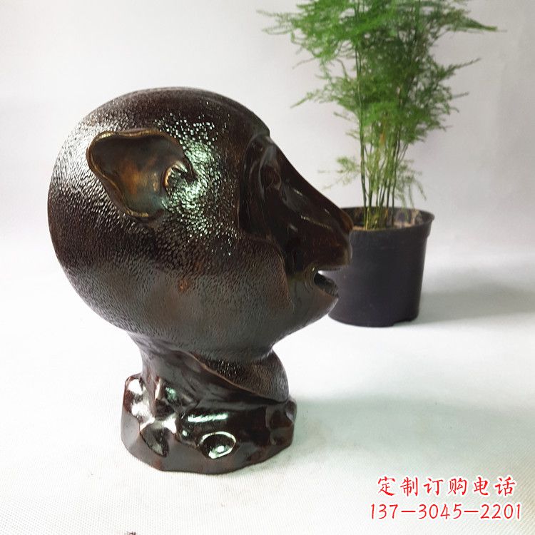 聊城中领雕塑:精美艺术品——猴年生肖铜兽雕塑