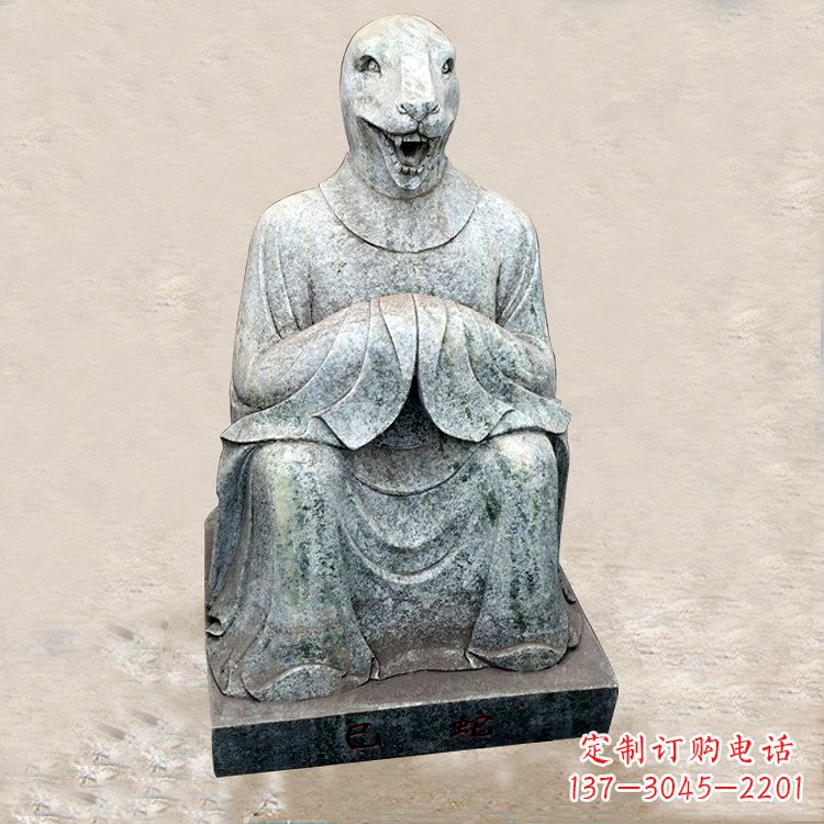 聊城精美的生肖蛇兽雕塑