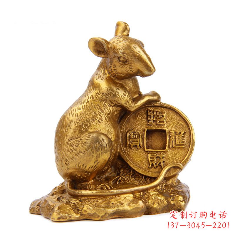 聊城高质量铸铜鎏金动物雕塑