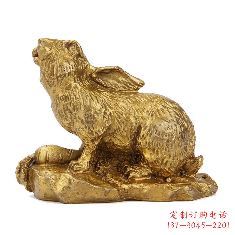 聊城精美铸铜鎏金动物雕塑