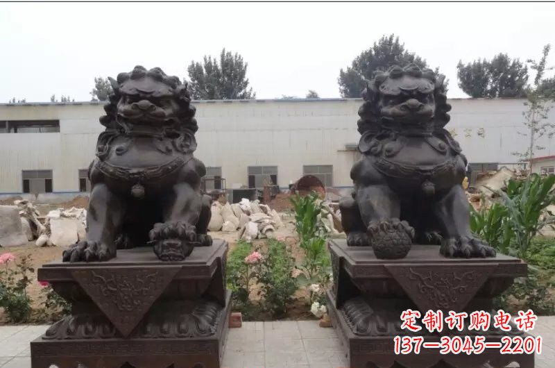 聊城精灵定制狮子铜雕塑