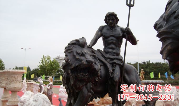 聊城狮子座铜雕:狮子雕塑把你的星座进行升华