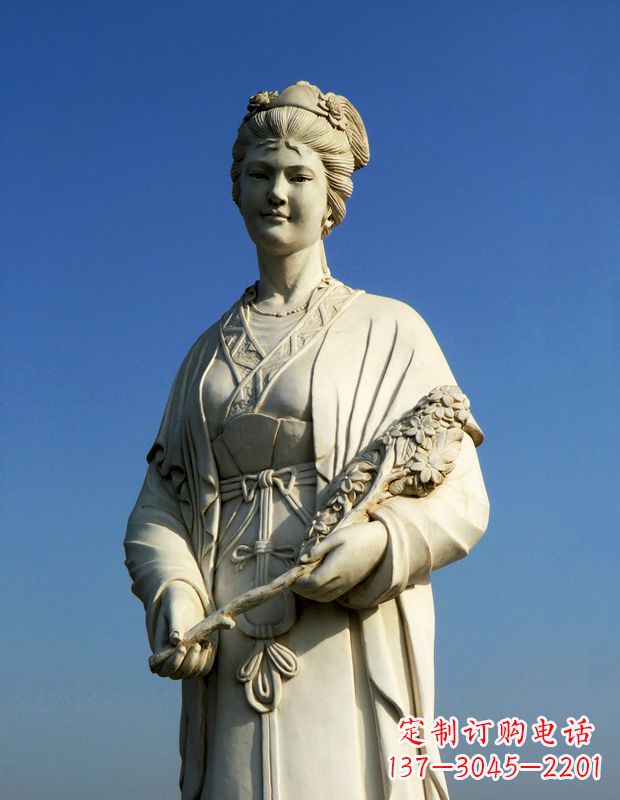聊城领雕塑:精致雕刻,体现经典美女雕像