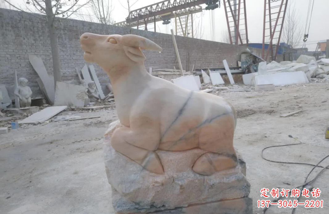 聊城精美动物十二生肖石雕