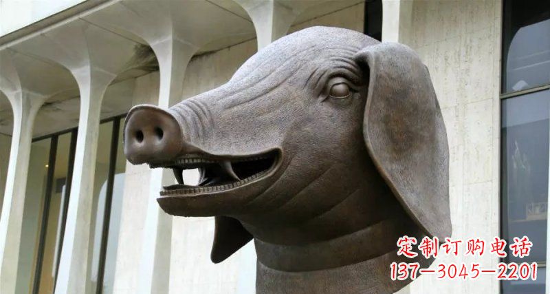 聊城中领雕塑十二生肖铜雕,带来家庭的幸福祝福