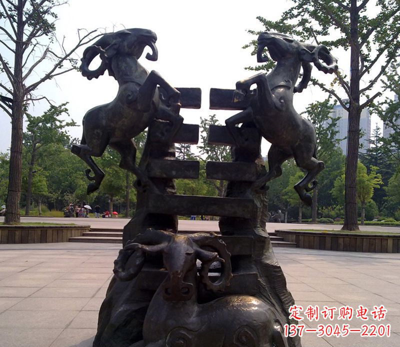 聊城传统工艺铜雕十二生肖