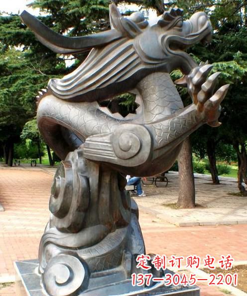 聊城高品质十二生肖铜雕龙