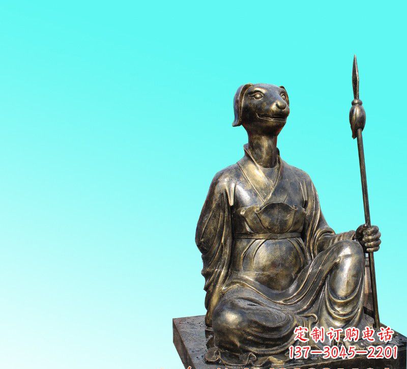 聊城精美十二生肖坐式铜雕