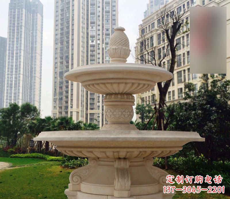 聊城专业定制石雕喷泉雕塑