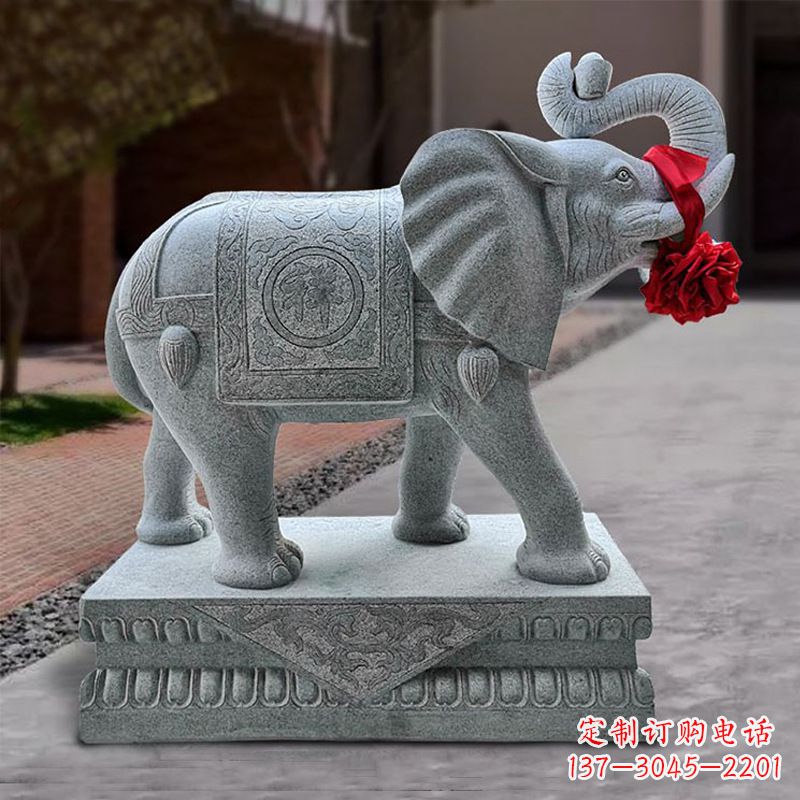 聊城中领雕塑定制大象雕塑