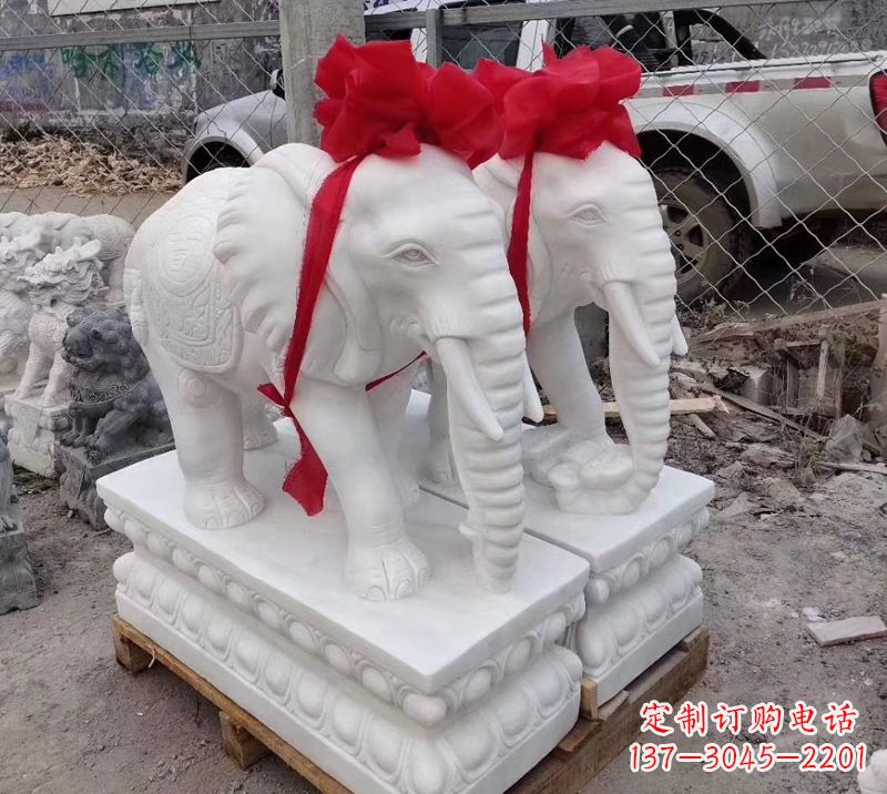 聊城元宝驾驭的大象雕塑艺术