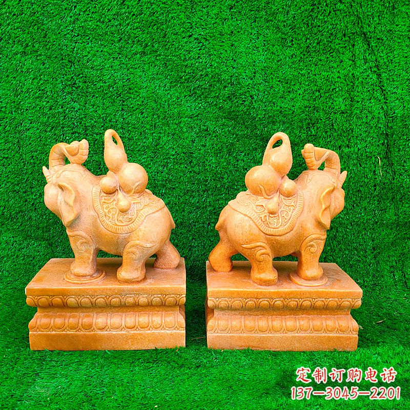 聊城精美大象雕塑,点缀美好家园