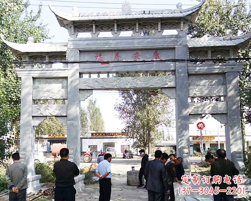 聊城中领雕塑：专业制作精美的牌坊雕塑