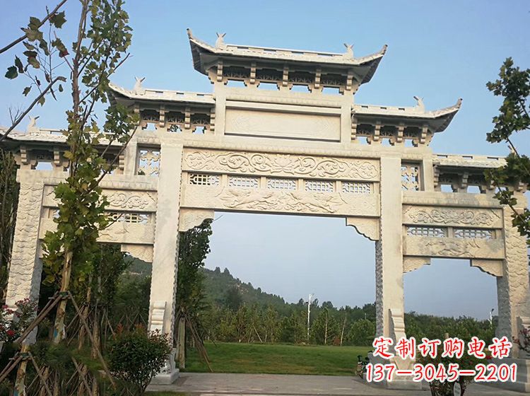 聊城专业的石牌坊雕塑定制