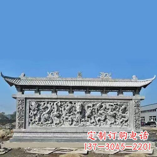 聊城石雕浮雕影壁墙