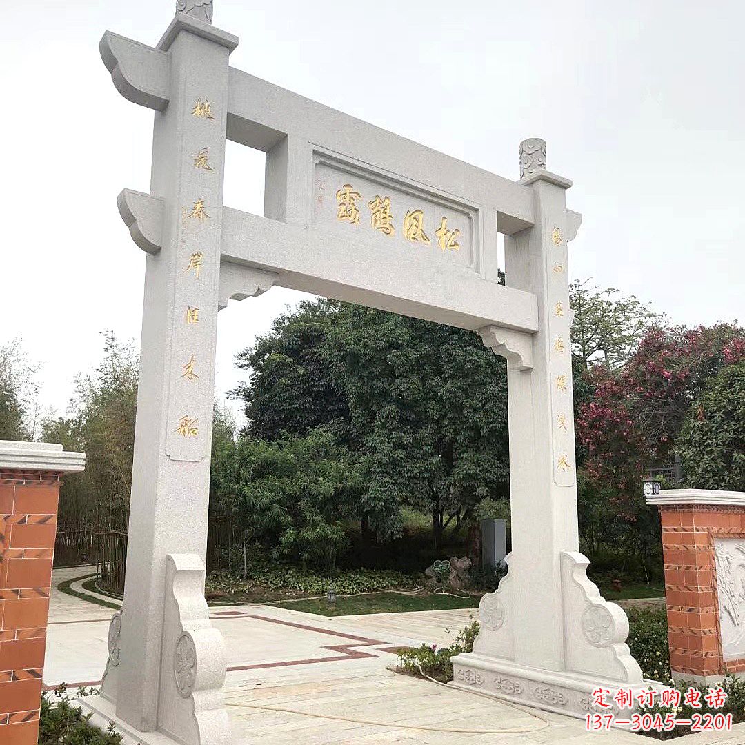 聊城精美绝伦,贵族气质的牌坊雕塑