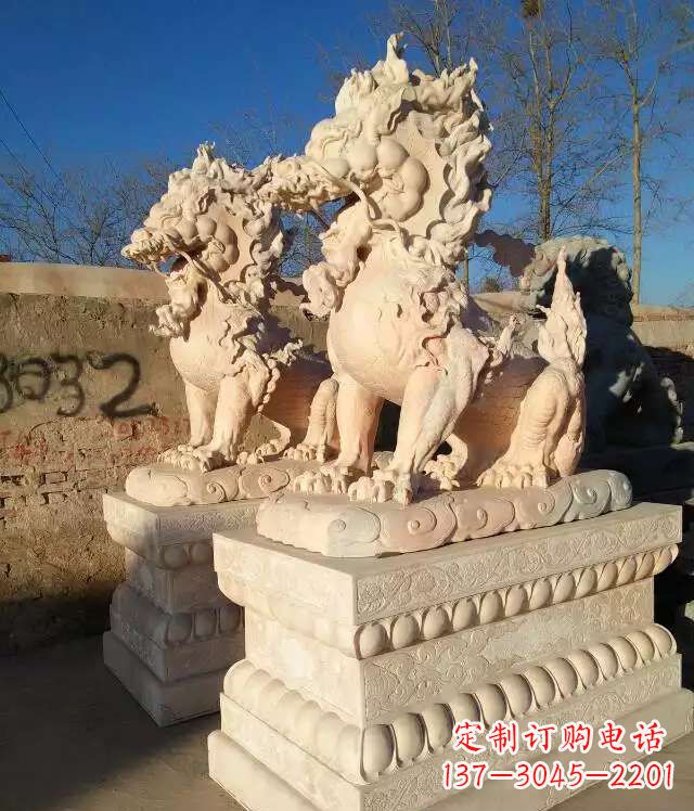 聊城石雕吉祥麒麟
