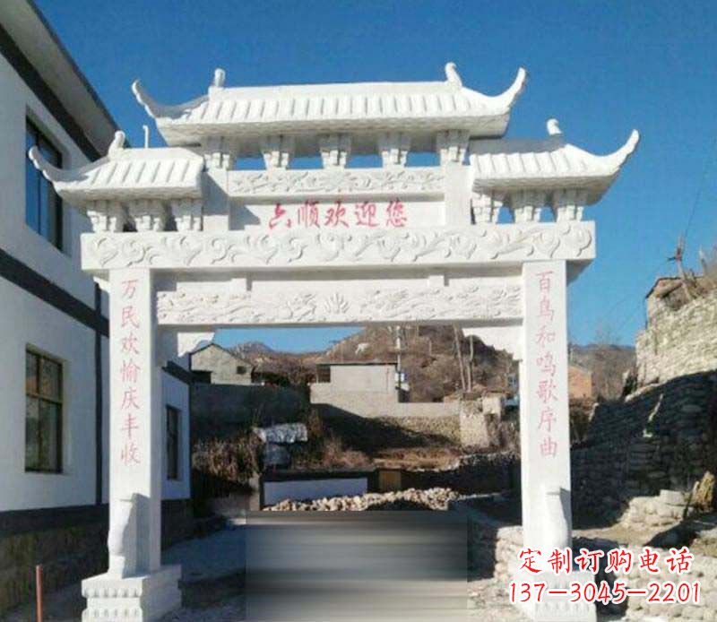 聊城牌坊雕塑:为景观增添独特灵气