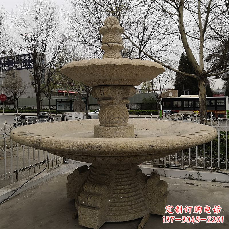 聊城风水精灵,莲花开道——铸铁风水球雕塑