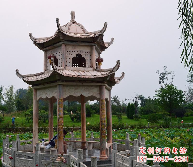 聊城装点你的空间,让石雕凉亭景观雕塑点缀你的美