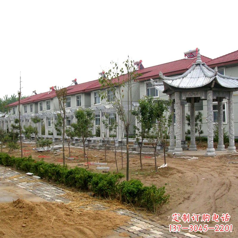 聊城中领雕塑打造精美凉亭雕塑