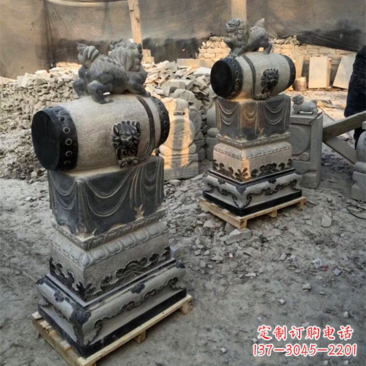 聊城石雕门墩 大象