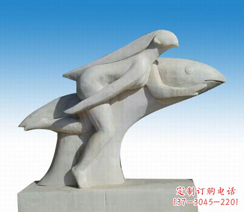 聊城中领雕塑海豚雕塑,让你的公园变得出众!