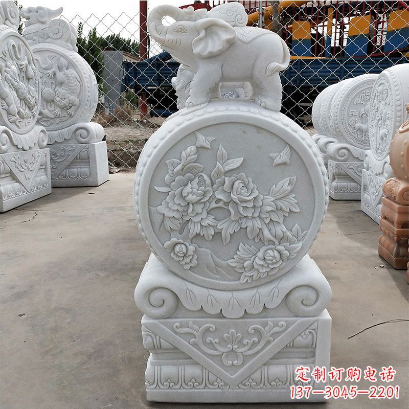 聊城精美门墩雕塑,增添独特气质