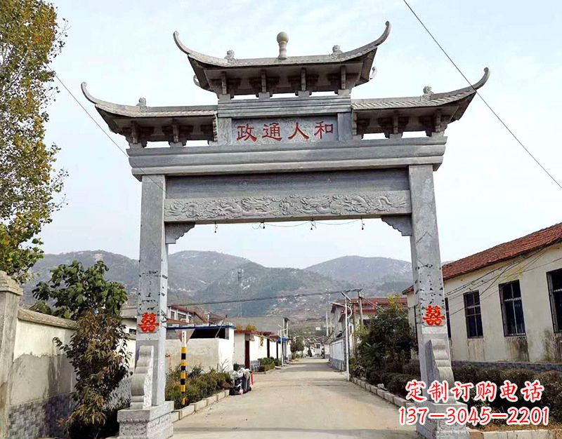 聊城全球领先的石雕牌楼雕塑定制服务