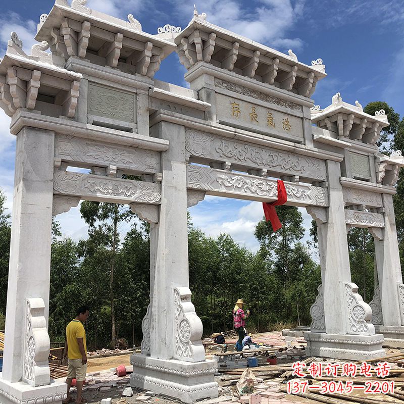 聊城石雕牌坊陵墓雕塑,让你的家族历史永载史册