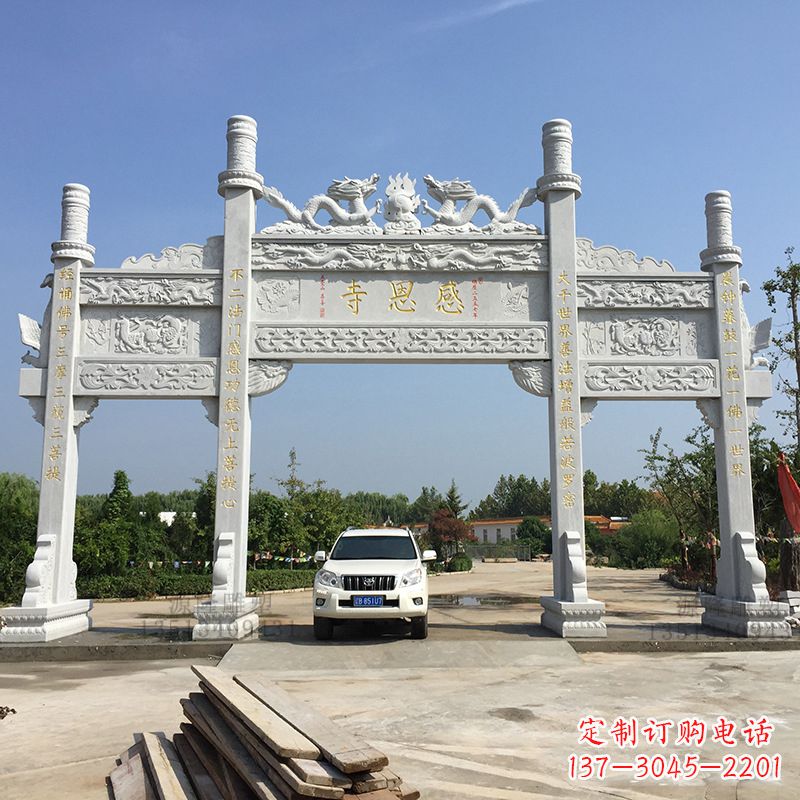 聊城中领雕塑--麒麟貔貅石狮子