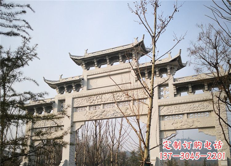 聊城定制高品质牌坊雕塑
