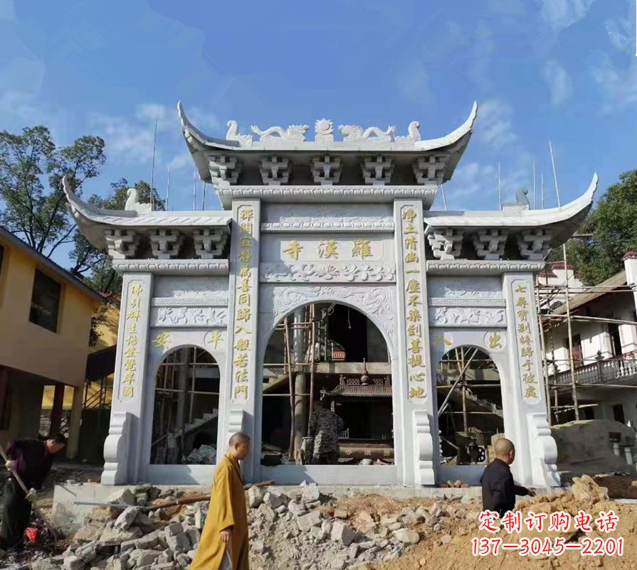 聊城西安中领雕塑:高端定制牌坊雕塑
