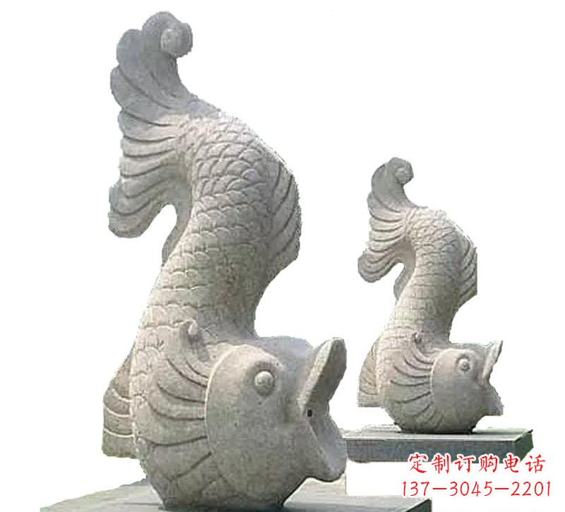 聊城中领雕塑定制精美鲤鱼雕塑