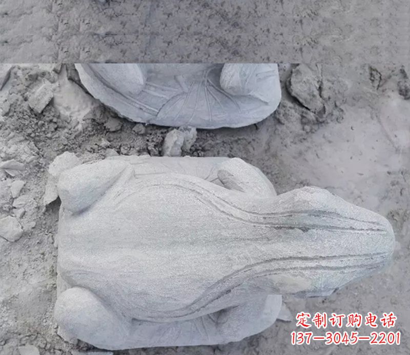 聊城石雕青蛙雕塑