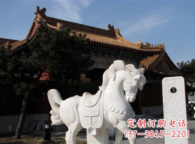 聊城石雕小马